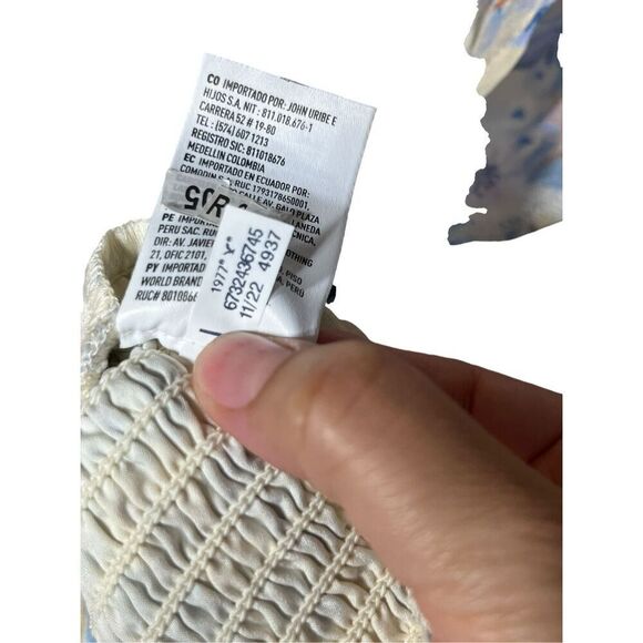 American Eagle Floral Print Cropped Top Size M - Picture 6 of 7